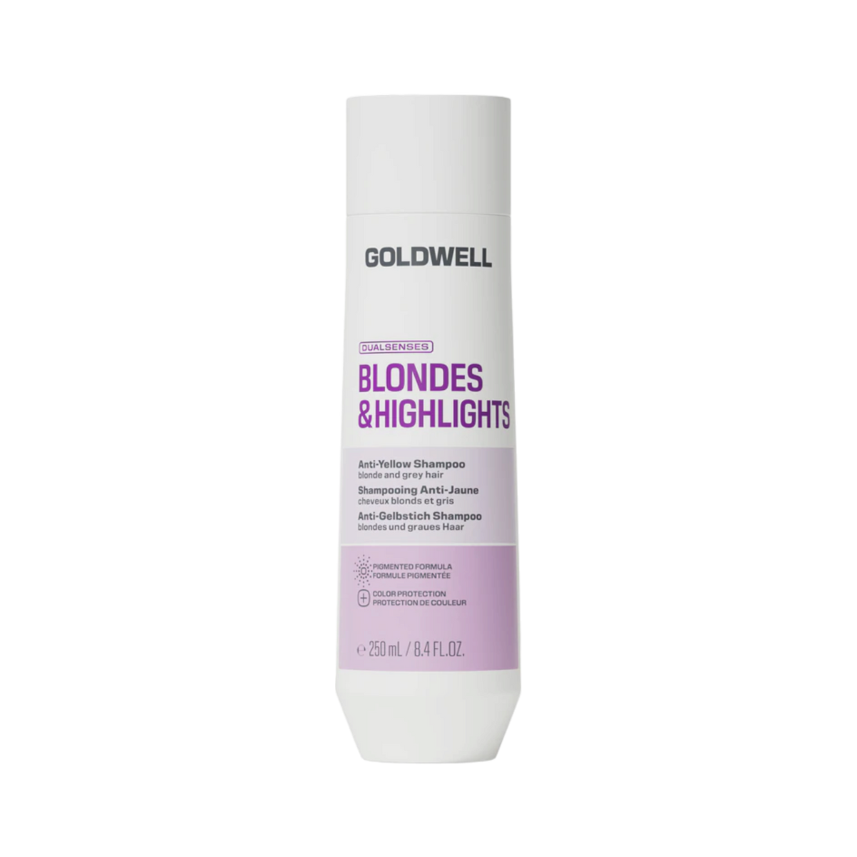 GOLDWELL DUALSENSES BLONDES & HIGHLIGHTS Shampooing neutralisant les tons jaunes pour cheveux blonds 250 ml
