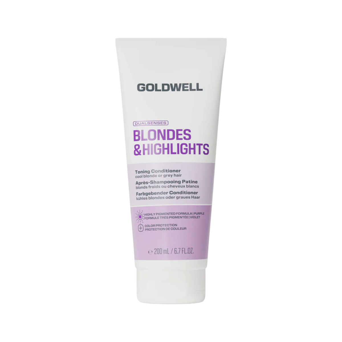 GOLDWELL DUALSENSES BLONDES & HIGHLIGHTS Après-shampooing tonifiant violet pour cheveux blonds 250 ml