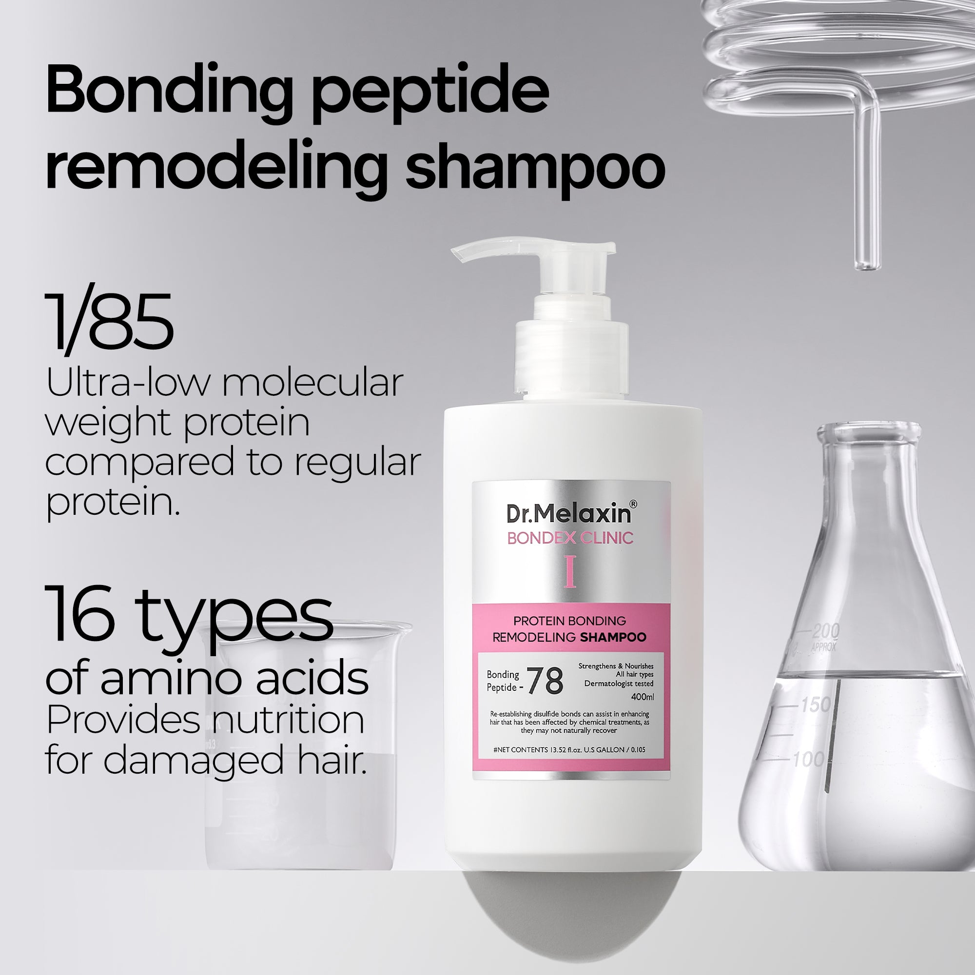 DR.MELAXIN BONDEX LINE Shampooing régénérant 400 ml #11
