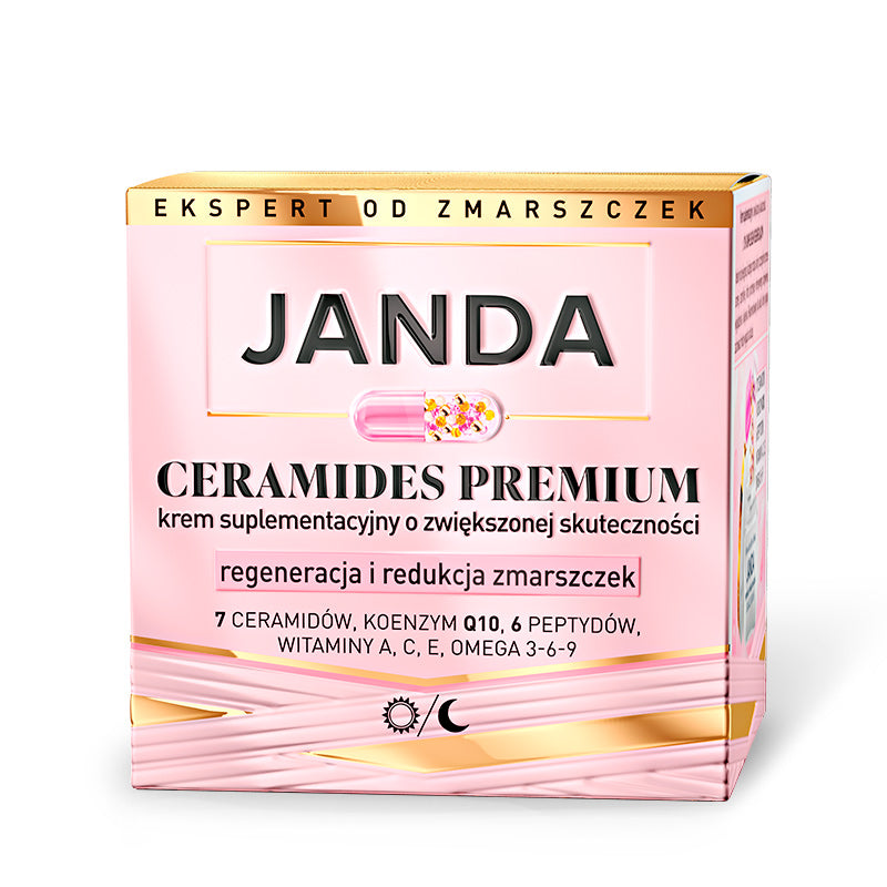JANDA CERAMIDES PREMIUM Crème complémentaire à l'efficacité accrue, régénérante et anti-rides 50 ml