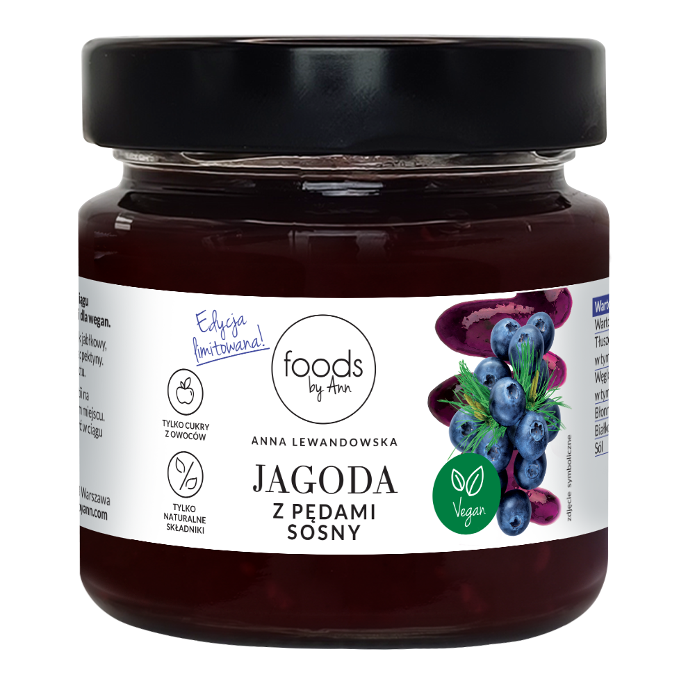 LEVANN FOODS BY ANN Confiture de myrtilles aux pousses de pin 200 g