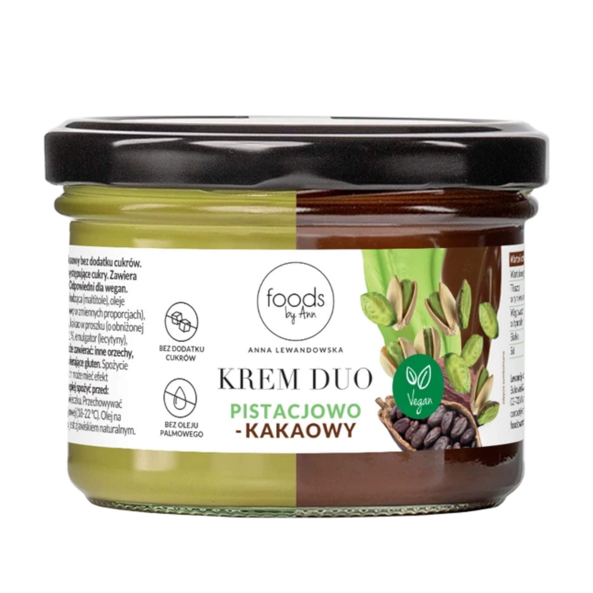 FOODS BY ANN Duo crème vegan à la pistache et au cacao 200 g