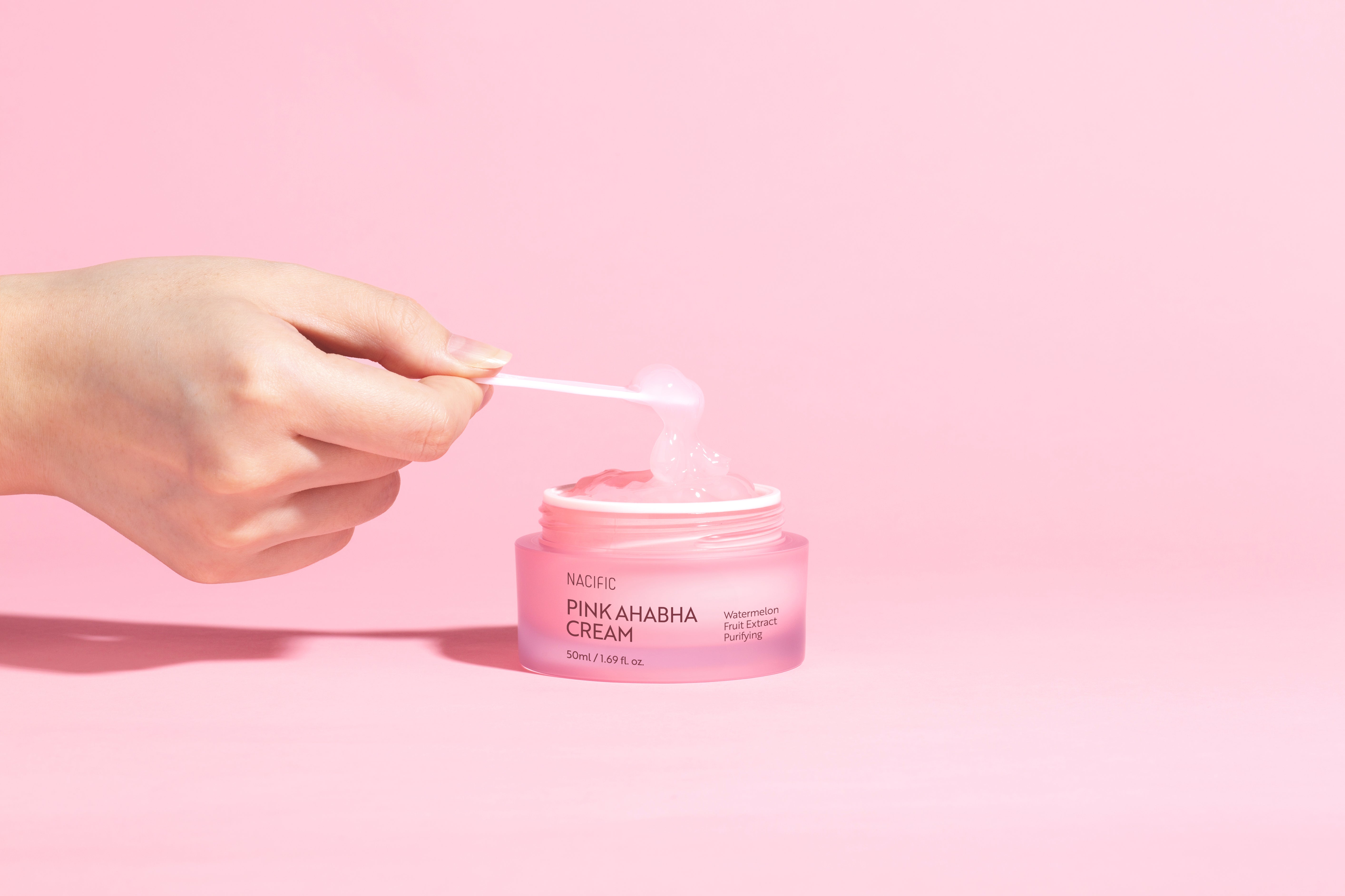NACIFIC PINK AHABHA CREAM Wielozadaniowy krem do twarzy z kwasami AHA i BHA 50 ml #3