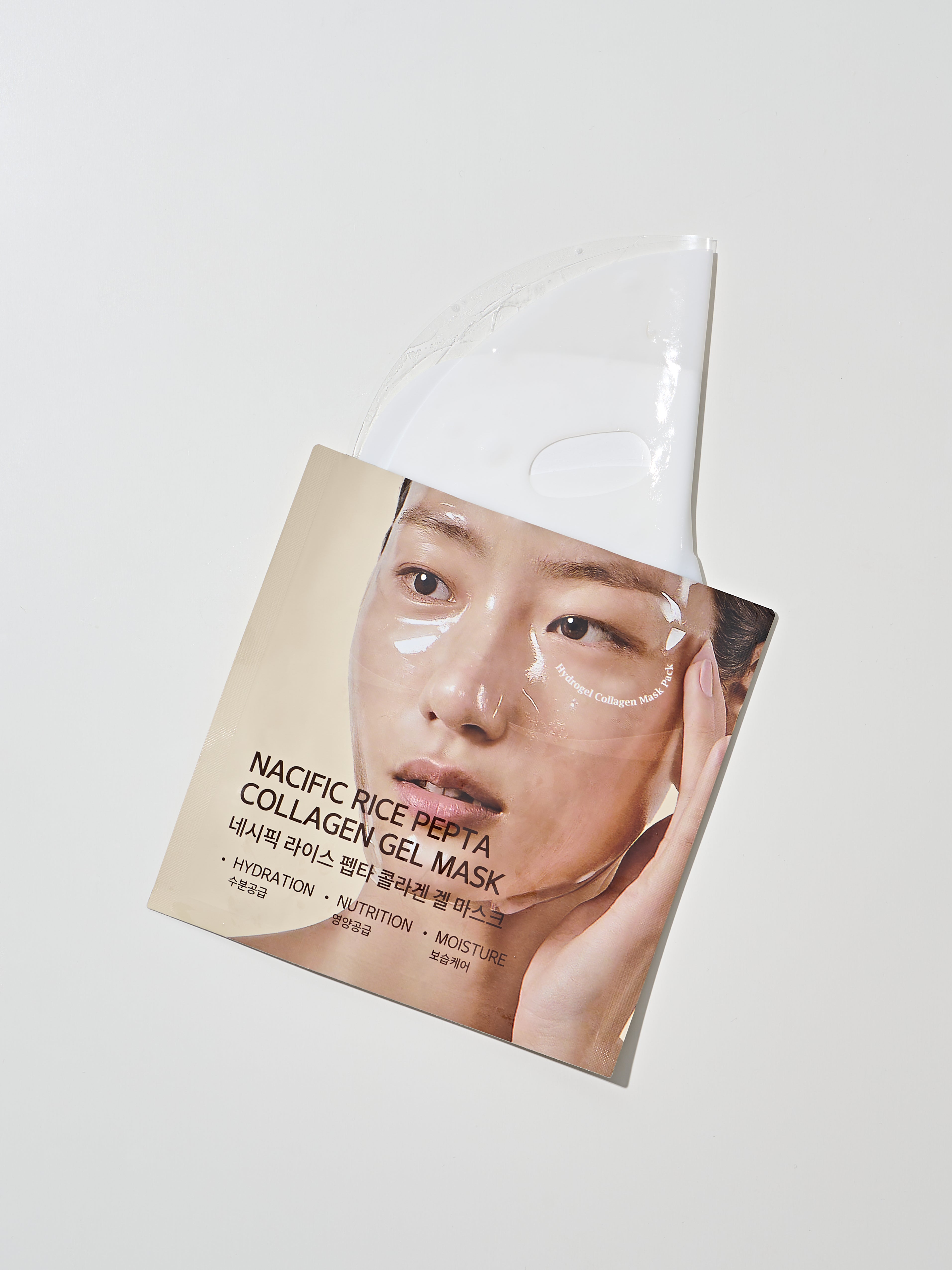 NACIFIC RICE PEPTA Masque gel collagène – masque hydrogel collagène au riz et aux peptides 35 g (4 pièces) #3