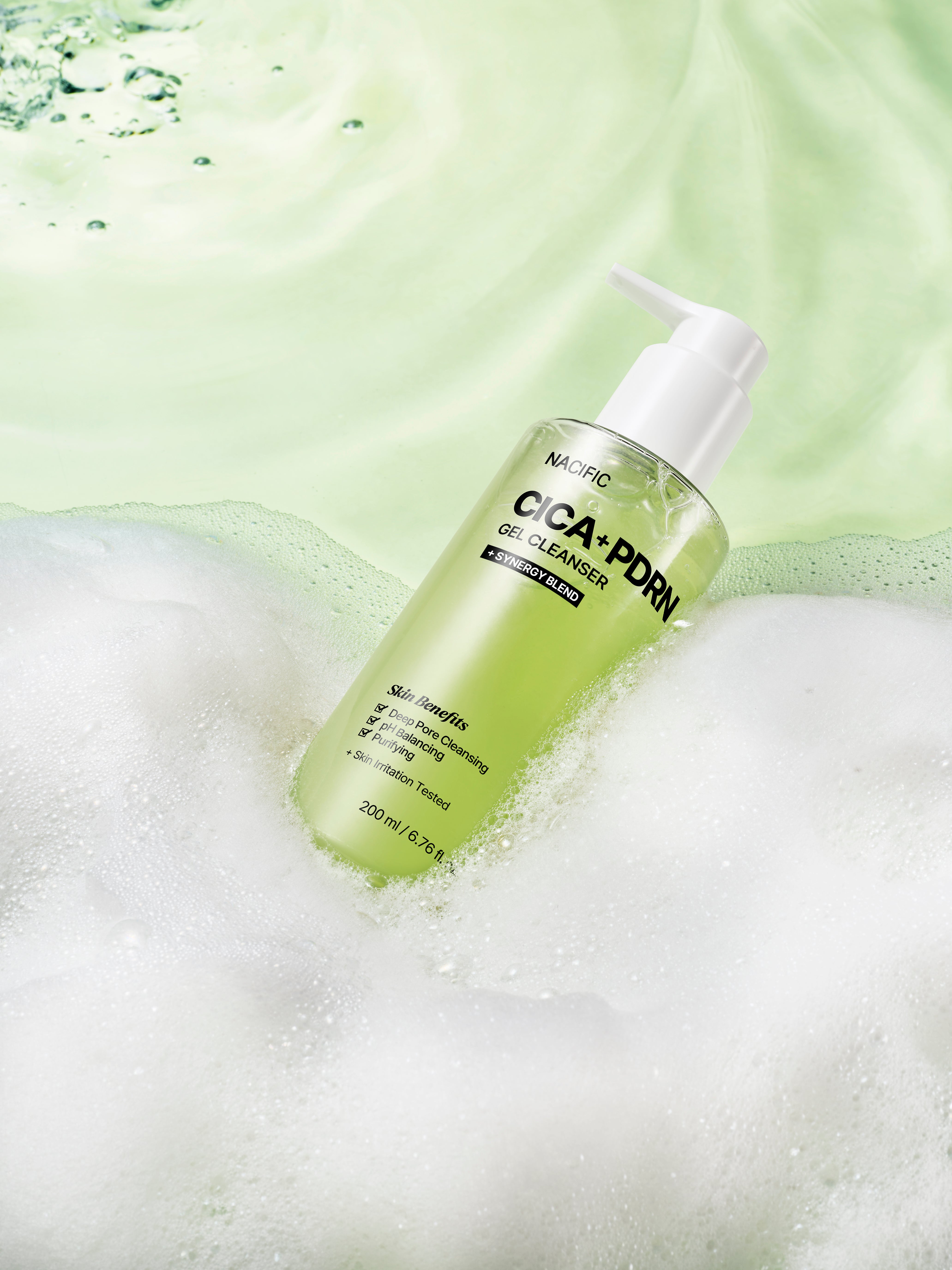 NACIFIC CICA PDRN GEL CLEANSER Gel nettoyant doux pour peaux sensibles 200 ml #4