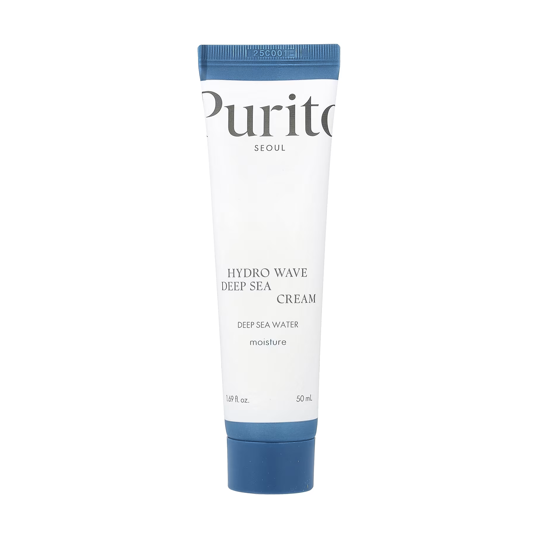 PURITO DEEP SEA PURE WATER CREAM Feuchtigkeitscreme auf Meerwasserbasis 50 ml