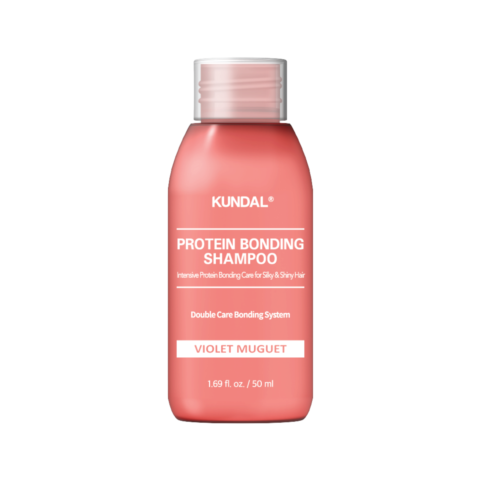 KUNDAL PROTEIN BONDING Shampoing capillaire régénérant en profondeur Violet Muguet 50 ml