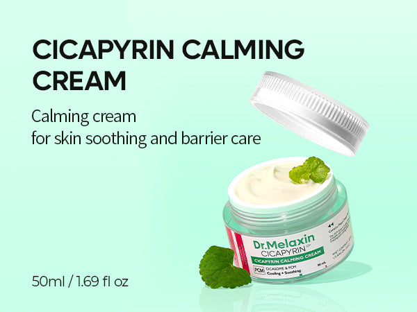 DR.MELAXIN CICAPYRIN CALMING CREAM Crème visage apaisante au complexe rafraîchissant 50 ml #4