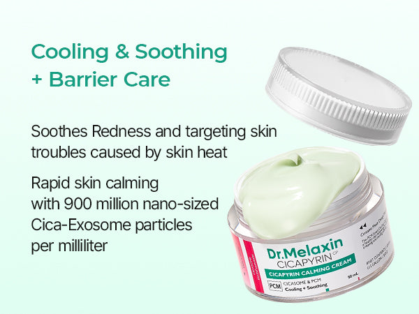 DR.MELAXIN CICAPYRIN CALMING CREAM Crème visage apaisante au complexe rafraîchissant 50 ml #5