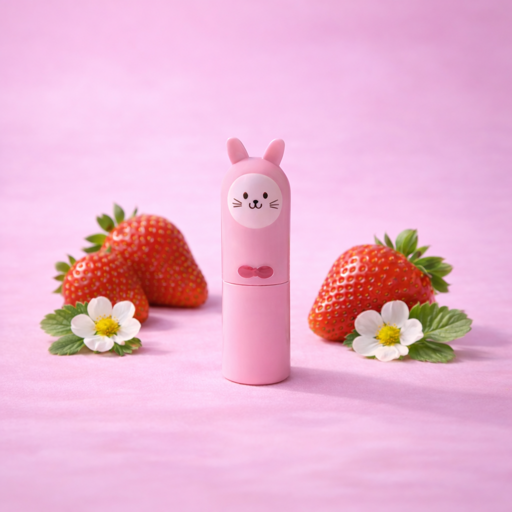 QURET Baume à lèvres revitalisant au collagène, Fraise 3,5 g #3