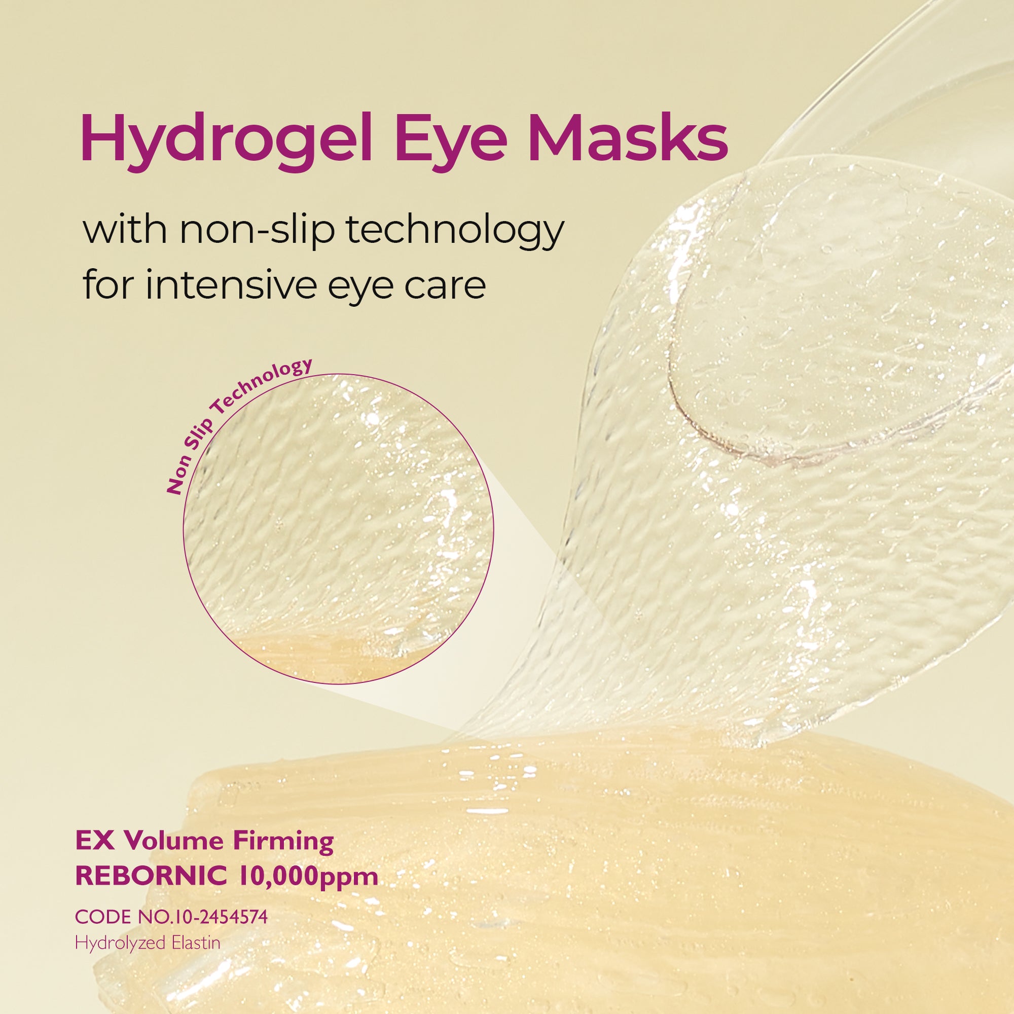 DR.MELAXIN CEMENRETE CALCIUM VOLUME EYE PATCH Straffende Hydrogel-Augenpflaster 60 Stk. #6