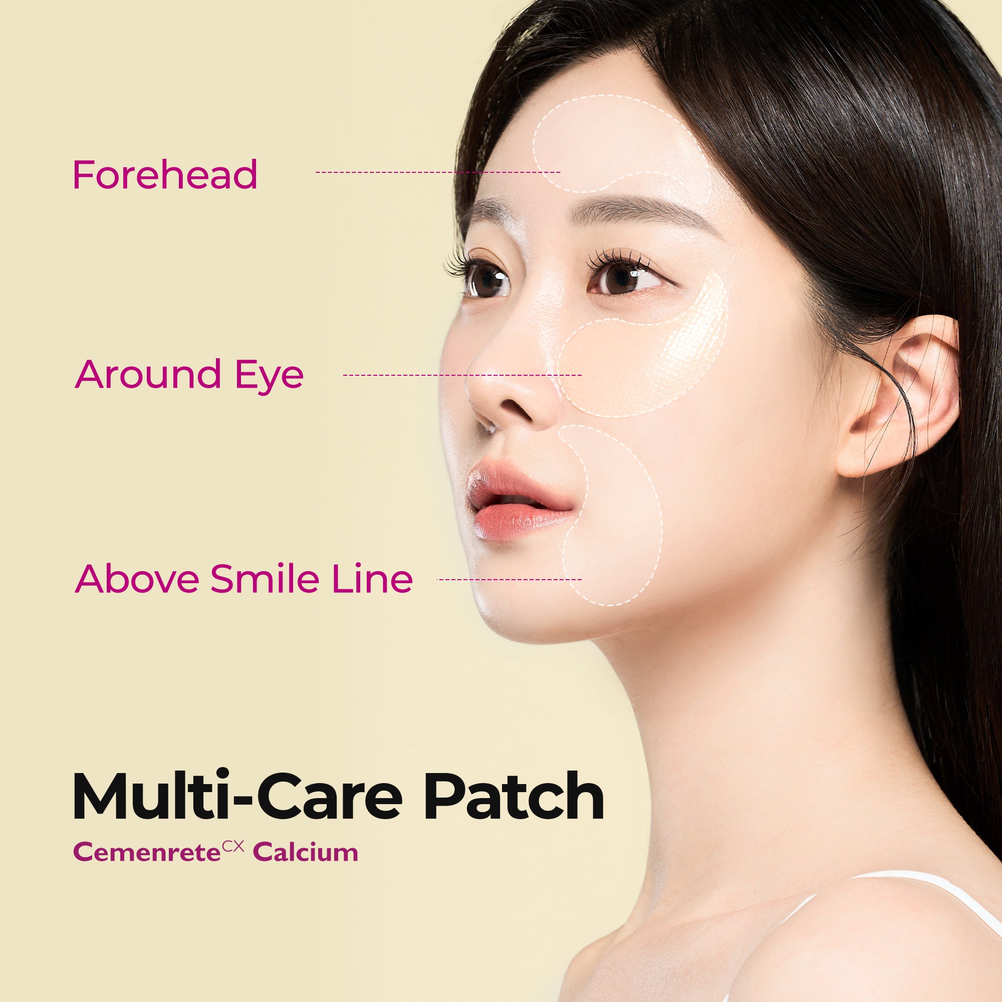 DR.MELAXIN CEMENRETE CALCIUM VOLUME EYE PATCH Straffende Hydrogel-Augenpflaster 60 Stk. #8