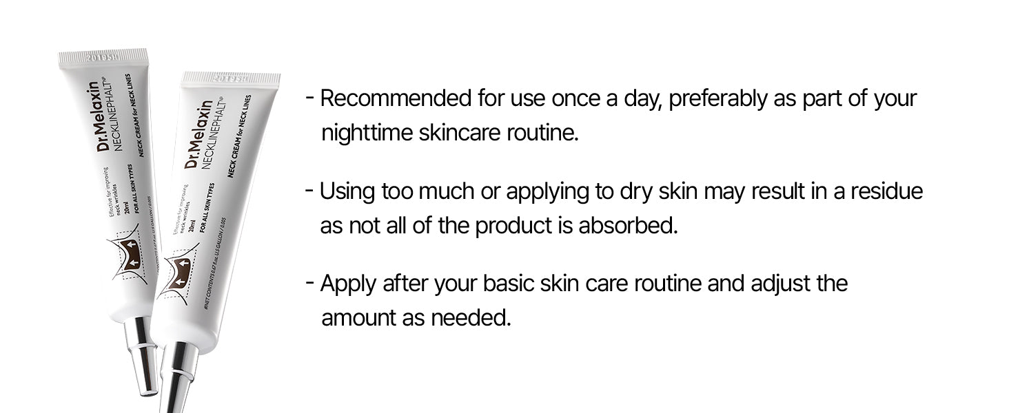 DR.MELAXIN NECKLINEPHALT LINE Crème raffermissante pour le cou 20 ml #5