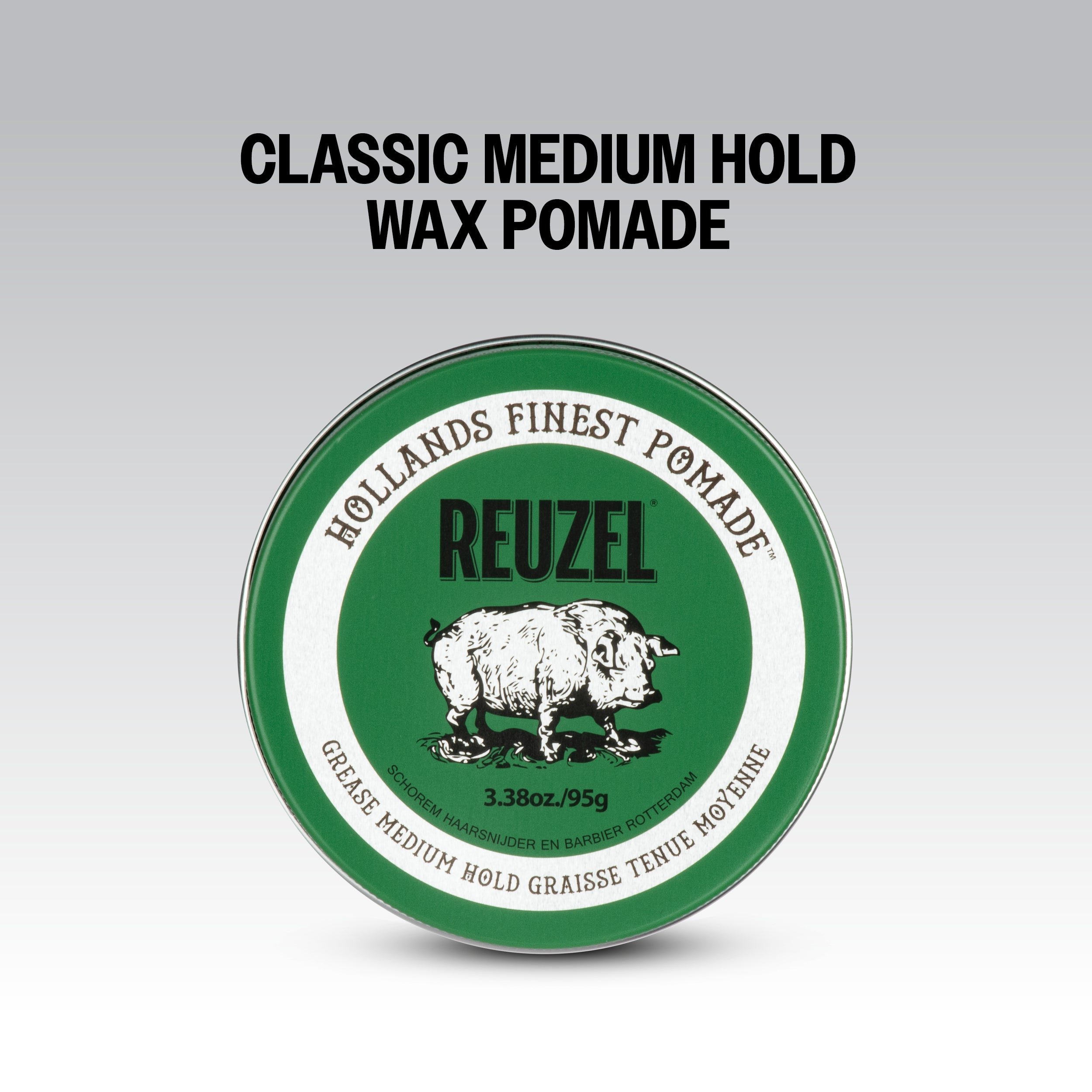REUZEL POMADE VERTE GRAISSE TENUE MOYENNE Pommade capillaire cireuse à tenue moyenne 95 g #4