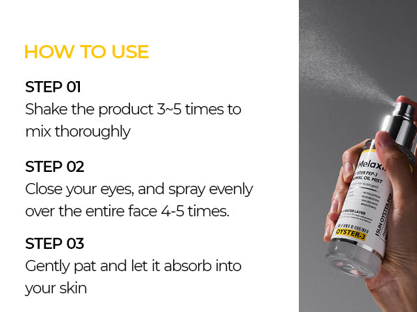 DR.MELAXIN PEPTIDE SPRAY AMPOULE Ústřice Omlazující peptidová esence - dvoufázová 100 ml #4