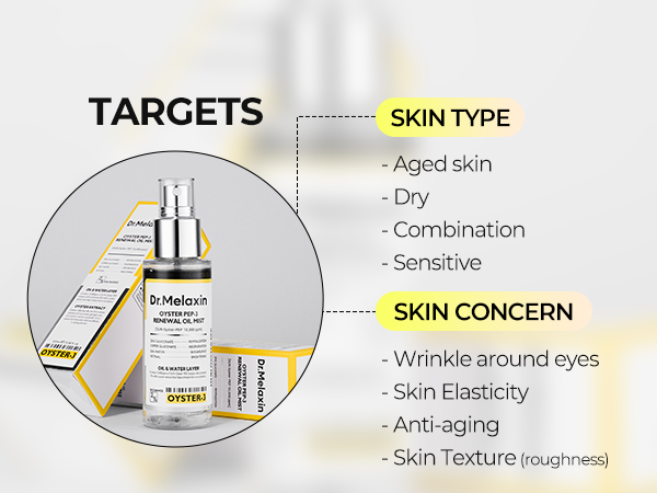 DR.MELAXIN PEPTIDE SPRAY AMPOULE Ústřice Omlazující peptidová esence - dvoufázová 100 ml #6