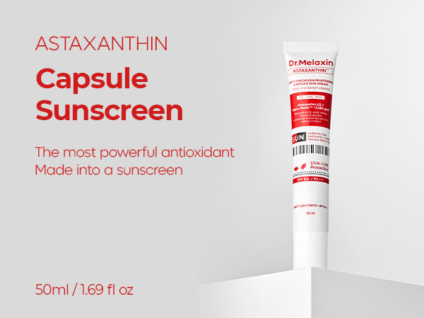 DR.MELAXIN Astaxanthin Anti-Freckles & Whitening Capsule Sunscreen SPF50+ / PA+++ – Tonisierungscreme mit Filter für Verfärbungen 50 ml #9