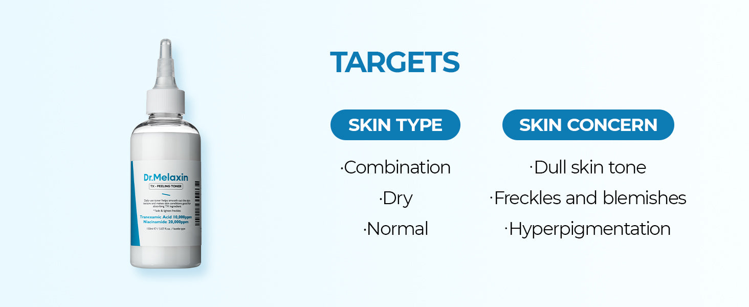 DR.MELAXIN TX-PEELING TONER Mleczny tonik złuszczający z kwasem traneksamowym 150 ml #6