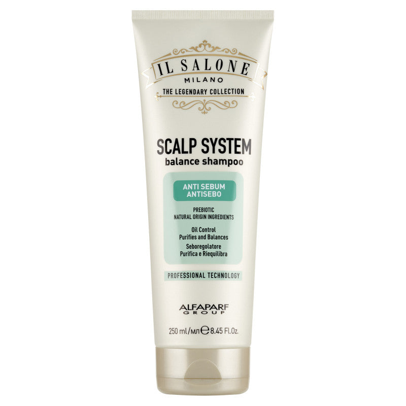 ALFAPARF IL SALONE MILANO SCALP SYSTEM BALANCE Shampooing nettoyant pour cheveux gras 250 ml