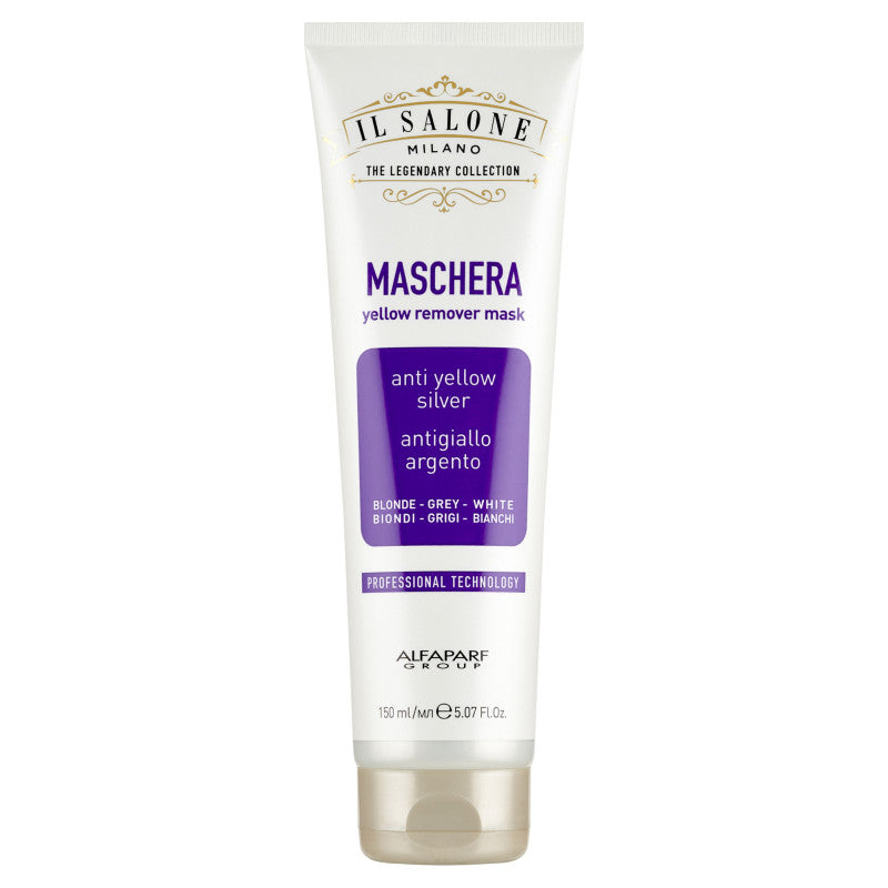 ALFAPARF IL SALONE MILANO YELLOW REMOVER Masque violet pour cheveux gris et blonds 150 ml