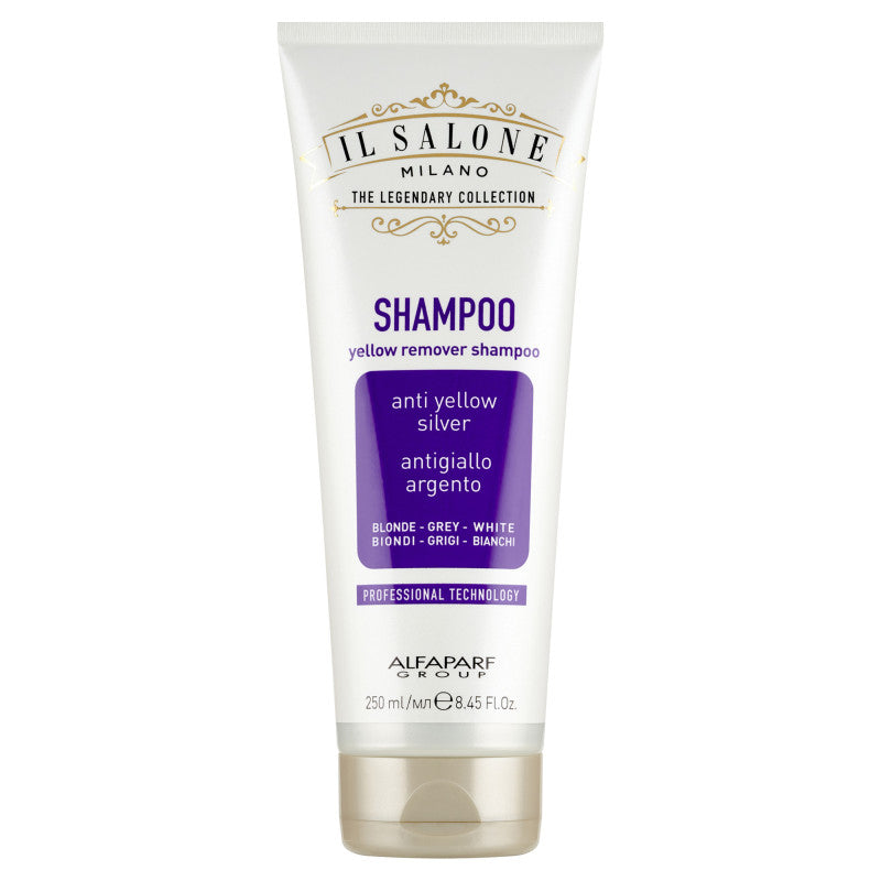 ALFAPARF IL SALONE MILANO YELLOW REMOVER Shampoing violet pour cheveux gris et blonds 250 ml