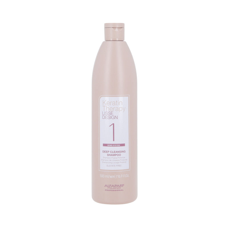 ALFAPARF LISSE DESIGN KERATIN THERAPY Shampooing nettoyant en profondeur 500ml