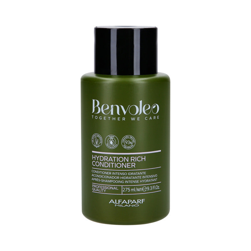 ALFAPARF MILANO BENVOLEO HYDRATION Après-shampooing hydratant en profondeur pour cheveux secs et déshydratés 275 ml
