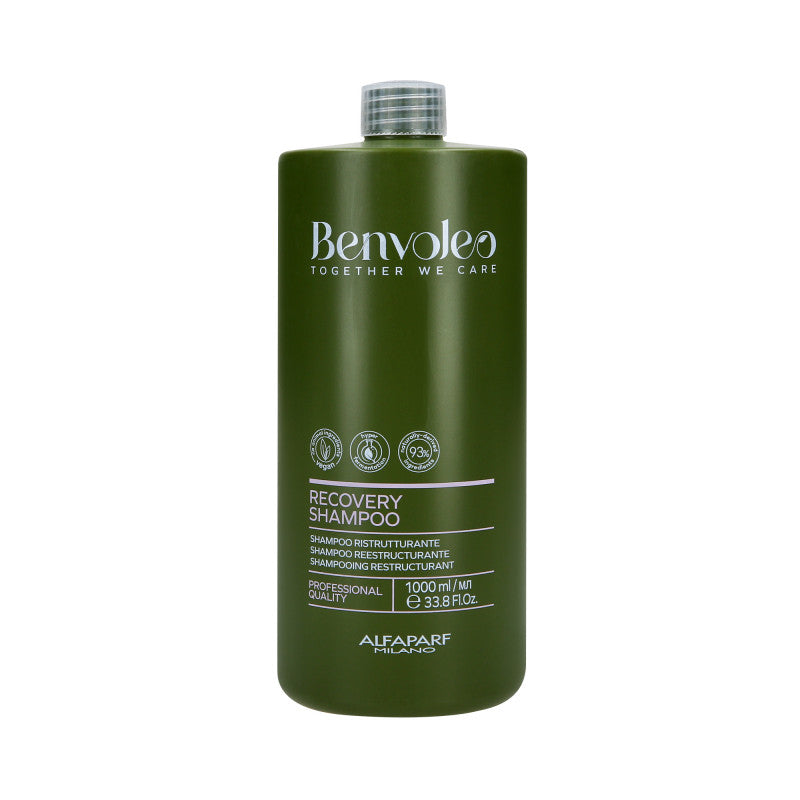 ALFAPARF MILANO BENVOLEO RECOVERY Shampooing régénérant intensément cheveux abîmés 1000ml
