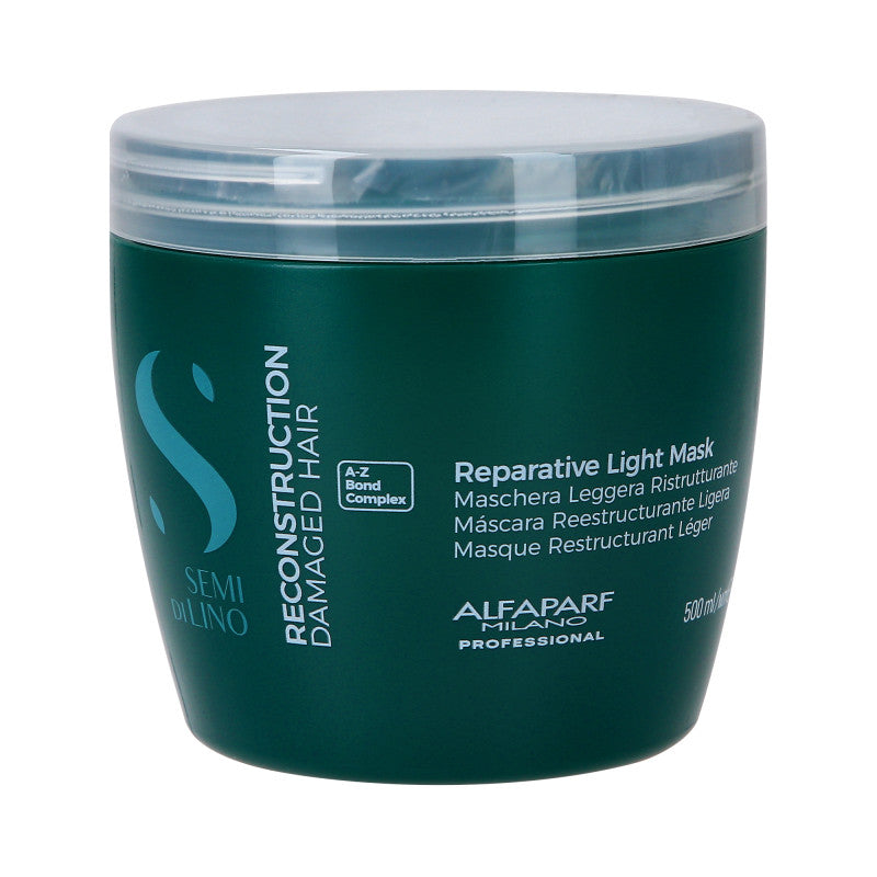 ALFAPARF SEMI DI LINO RECONSTRUCTION LIGHT Masque régénérant pour cheveux abîmés, fins et délicats 500ml