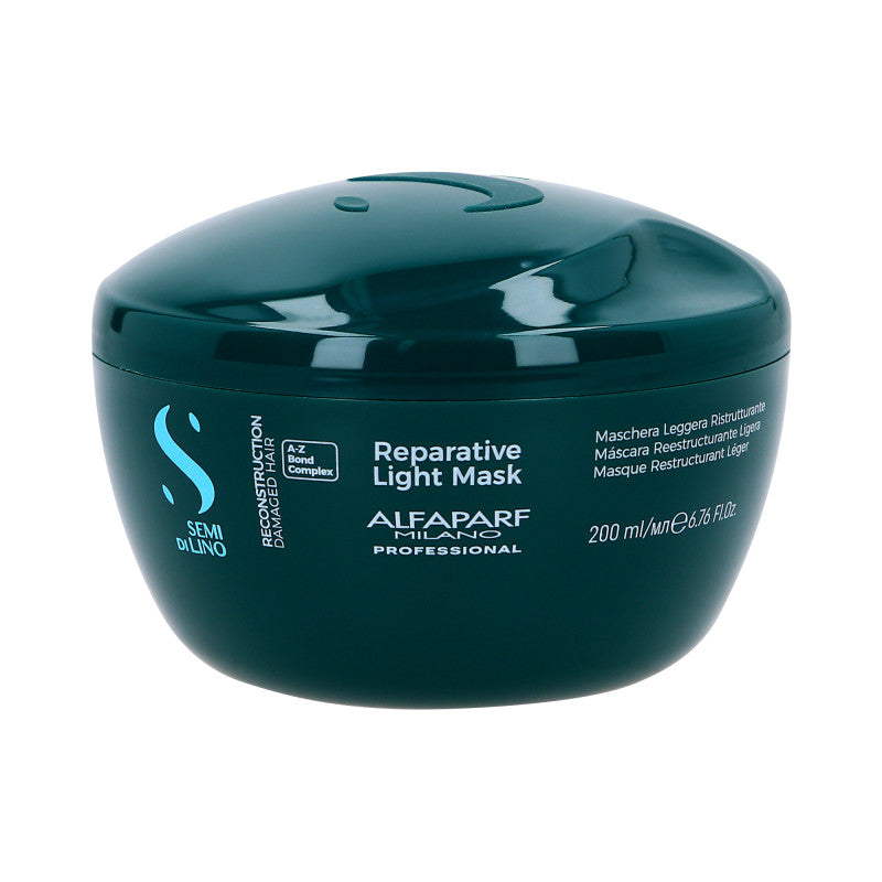 ALFAPARF SEMI DI LINO RECONSTRUCTION Masque reconstructeur pour cheveux abîmés, fins et délicats 200 ml