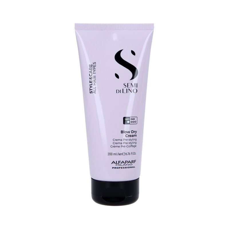 ALFAPARF SEMI DI LINO STYLE&CARE BLOW DRY Crème coiffante pour sécher les cheveux 200 ml