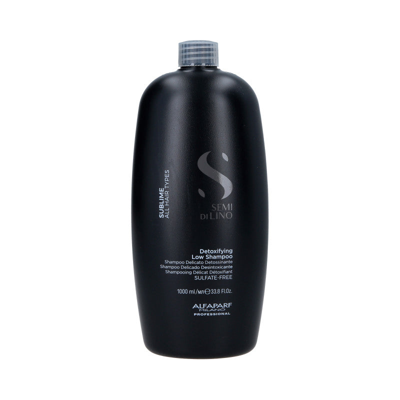 ALFAPARF SEMI DI LINO SUBLIME Shampoing nettoyant et détoxifiant pour tous types de cheveux 1000ml