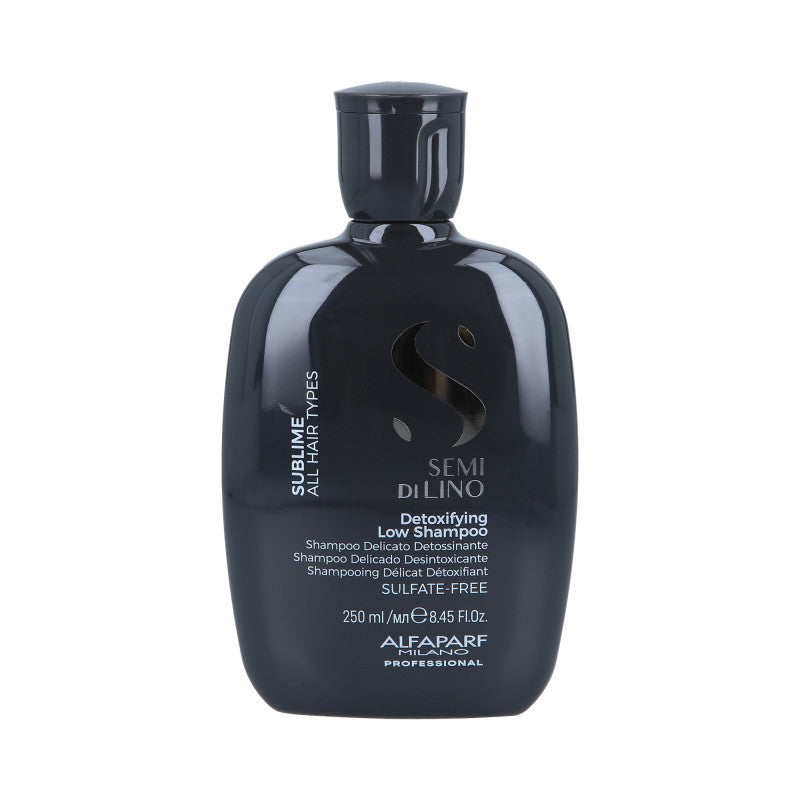 ALFAPARF SEMI DI LINO SUBLIME Shampoing nettoyant et détoxifiant pour tous types de cheveux 250 ml