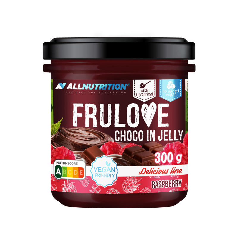 ALLNUTRITION FRULOVE IN JELLY Maliny z czekoladą w żelu 300 g