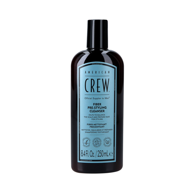 AMERICAN CREW Shampoing pré-coiffant Fiber pour cheveux fins 250 ml