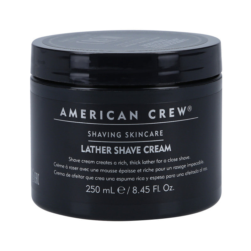 AMERICAN CREW Crème à raser soyeuse et humide 250ml