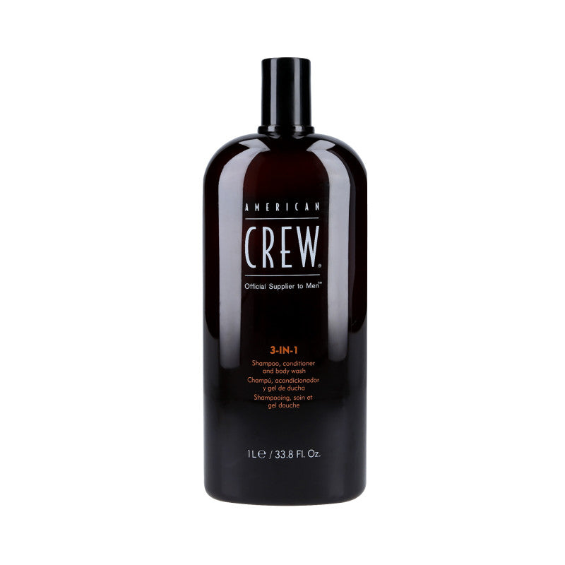 AC CLASSIC 3-IN-1 250MLAMERICAN CREW Shampooing, revitalisant et gel douche 3en1 1000ml