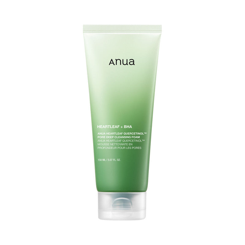 ANUA HEARTLEAF QUERCETINOL Mousse Nettoyante pour Peaux Grasses et Mixtes 150 ml