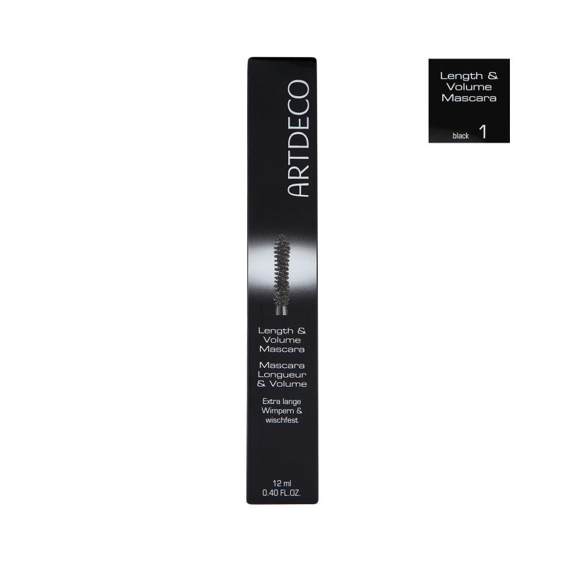 ARTDECO MASCARA LENGTH&VOLUME NOIR Mascara épaississant et allongeant 12 ml