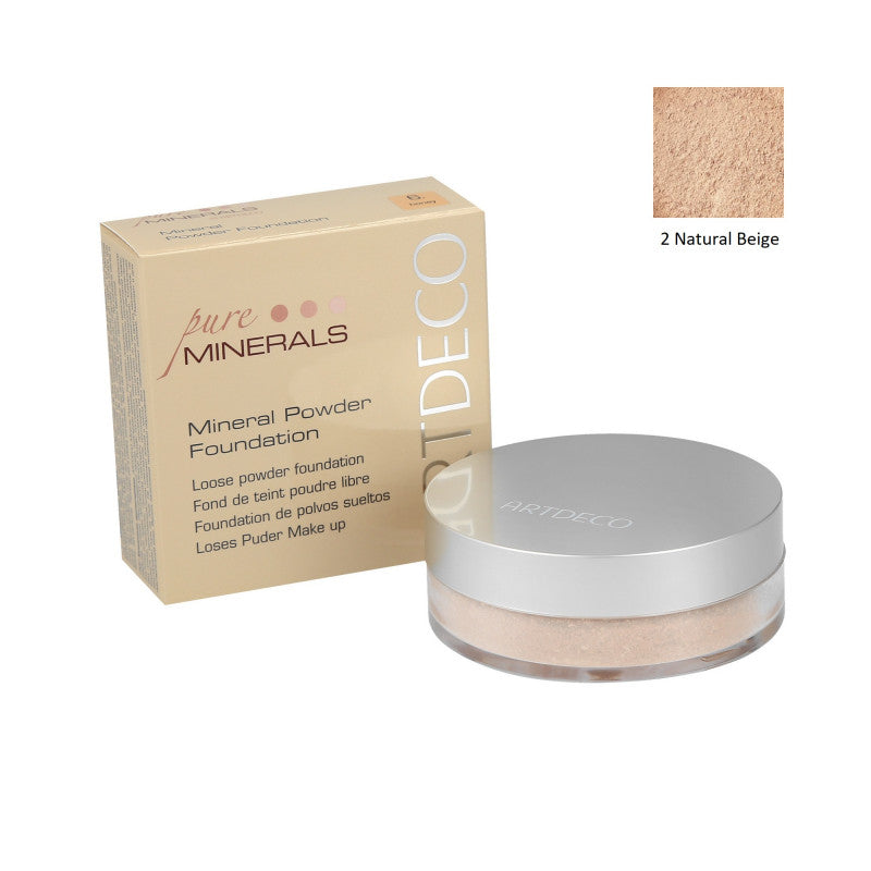 ARTDECO Fond de teint poudre libre 2 Natural Beige 15g
