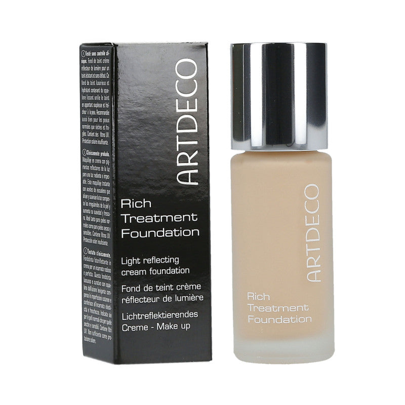 ARTDECO Rich Treatment Fond de teint crème réflecteur de lumière 10 Sunny Shell 20ml
