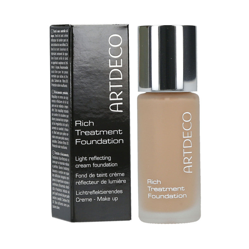 ARTDECO Rich Treatment Fond de teint crème réflecteur de lumière 21 Delicious Cinnamon 20ml