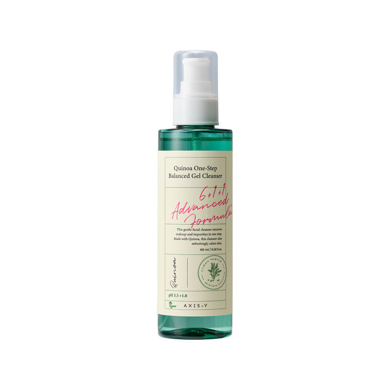 AXIS-Y QUINOA Gel nettoyant doux à l'extrait de quinoa pour tous types de peaux 180 ml