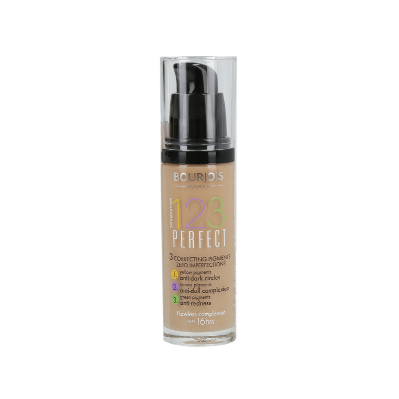 BOURJOIS 123 Perfect Fond de teint 57 Light Bronze 30ml