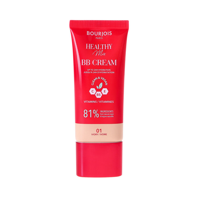 BOURJOIS HEALTHY MIX BB crème visage intensément hydratante 01 Ivoire 30 ml