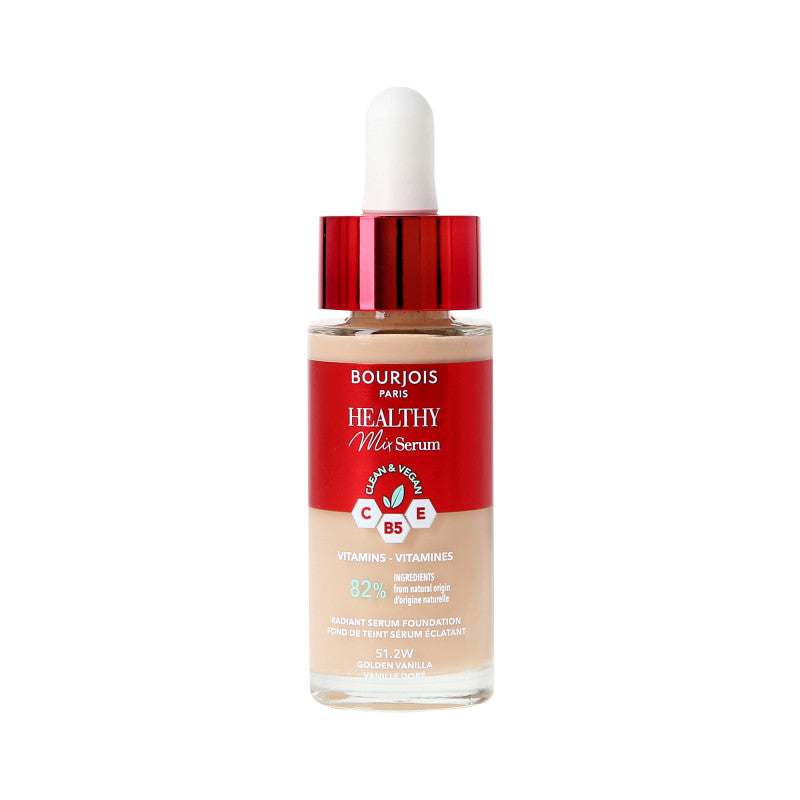 BOURJOIS HEALTHY MIX SERUM Fond de teint - sérum aux vitamines 51.2 Vanille Dorée 30 ml