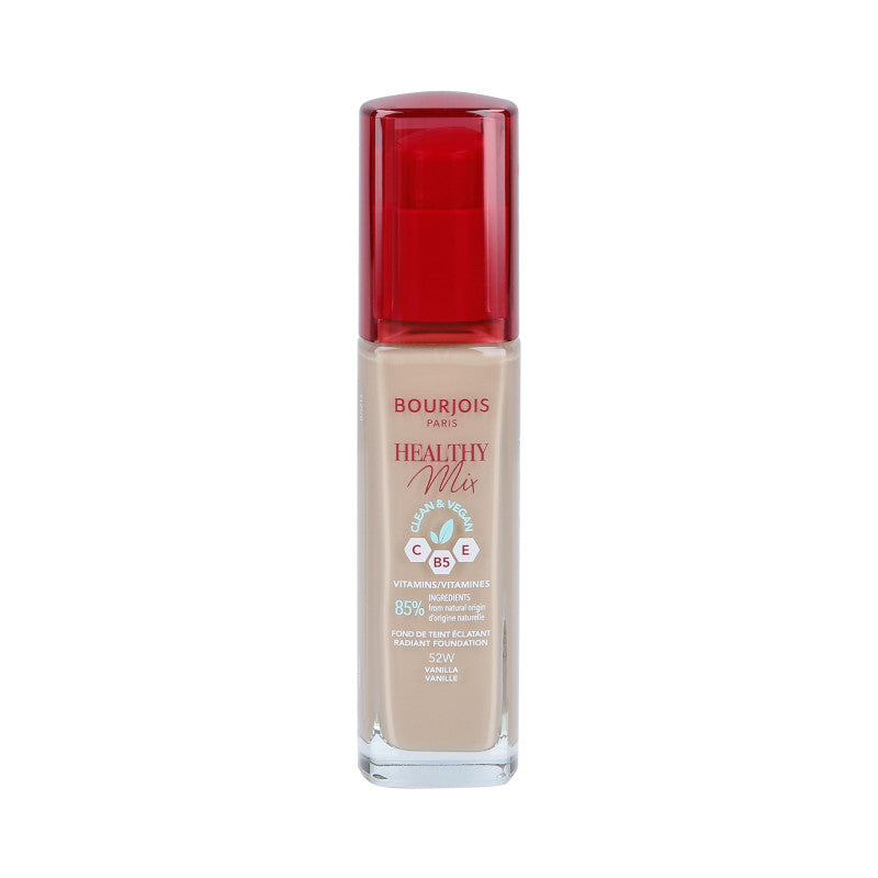 BOURJOIS HEALTHY MIX VEGAN Fond de teint 16h 052W Vanilla 30ml