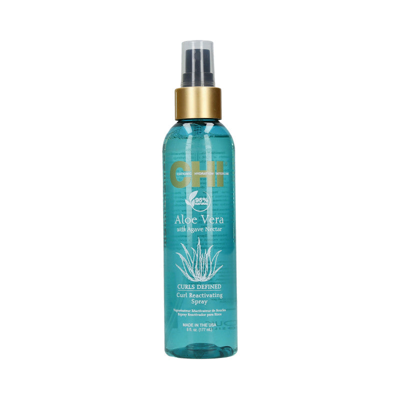 CHI ALOE VERA Spray revitalisant pour cheveux bouclés 177ml