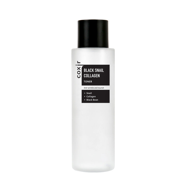 COXIR BLACK SNAIL COLLAGEN LINE Tonique régénérant à la mucine d'escargot et au collagène 150 ml