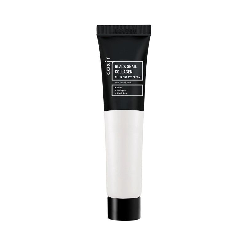 COXIR BLACK SNAIL COLLAGEN Crème contour des yeux multifonctionnelle et anti-âge à la mucine d'escargot et au collagène 30 ml